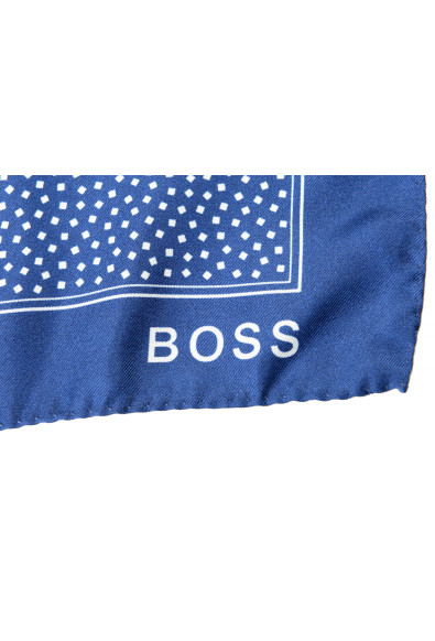 Hugo Boss Men's 100% Silk Multi-Color Geometric Print Pocket Square: Picture 2