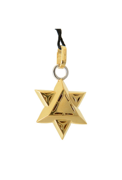 BARAKA Men's ST281151GIDB000047 Yellow Gold Diamonds Star Of David Pendant: Picture 2