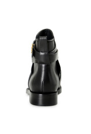 Burberry Women's "PRYLE TB"Black Leather Ankle Boots Shoes : Picture 3