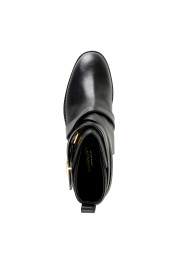 Burberry Women's "PRYLE TB"Black Leather Ankle Boots Shoes : Picture 7
