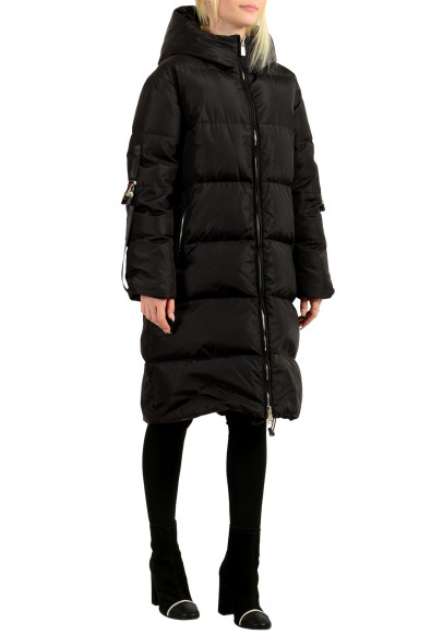 Prada Women's Black Midi Down Puffer Jacket Parka Coat : Picture 2