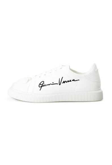 Versace Women's 100% Leather White Medusa Fashion Sneakers Shoes: Picture 2
