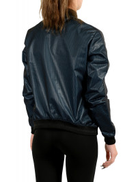 Scuderia Ferrari Women's Blue Mesh Bomber Windbreaker Jacket: Picture 3
