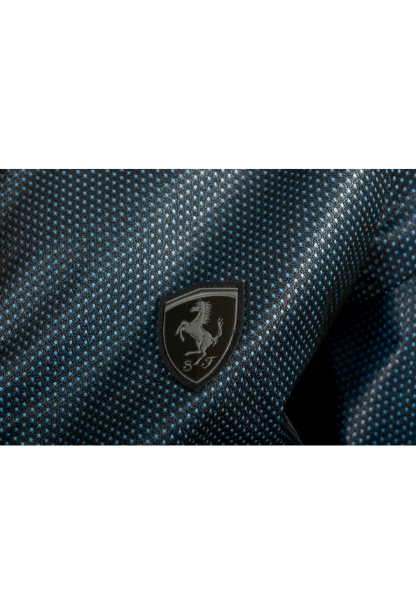 Scuderia Ferrari Women's Blue Mesh Bomber Windbreaker Jacket: Picture 5