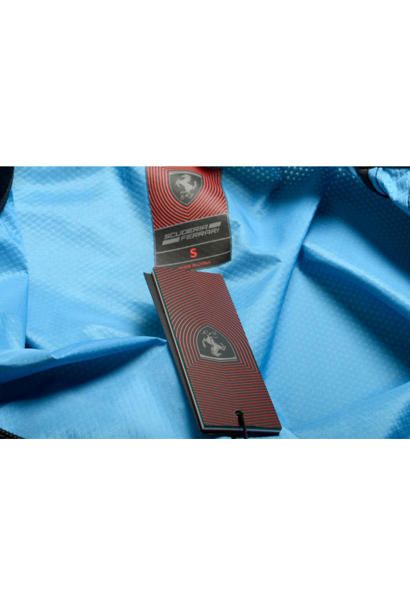 Scuderia Ferrari Women's Blue Mesh Bomber Windbreaker Jacket: Picture 7