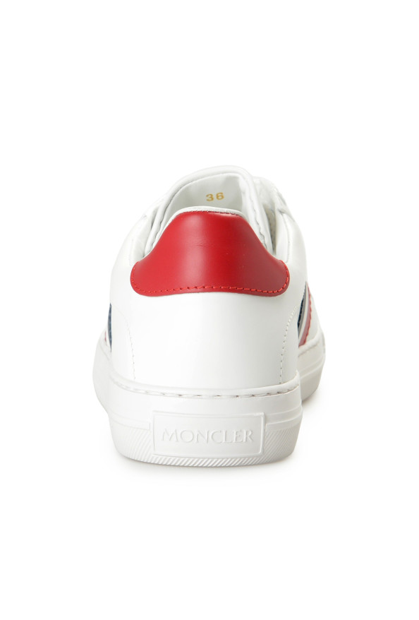 Moncler Women's "ARIEL" 100% Leather Fashion Sneakers Shoes : Picture 4