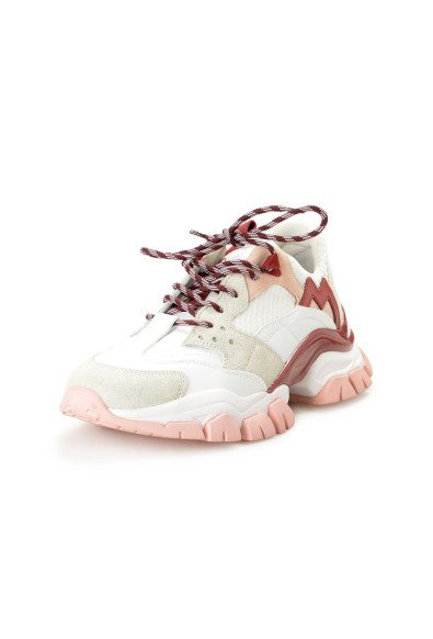 Moncler Women's "LEAVE NO TRACE" Suede Leather Fashion Sneakers Shoes