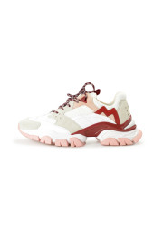 Moncler Women's "ARIEL" 100% Leather Fashion Sneakers Shoes : Picture 3