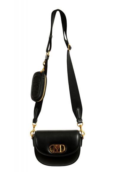 MCM Women's Mode Travia Black 100% Leather Crossbody Bag