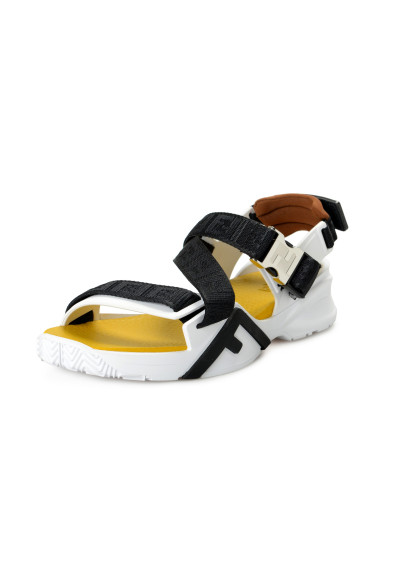Fendi Men's "FLOW" Strappy Leather Sandals Shoes