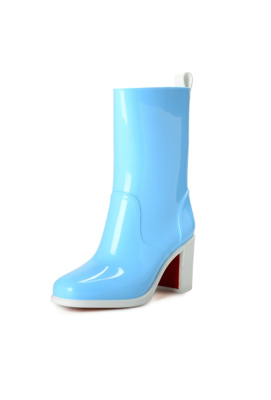 Christian Louboutin Women's "Version Splash" Heeled Rain Boots Shoes