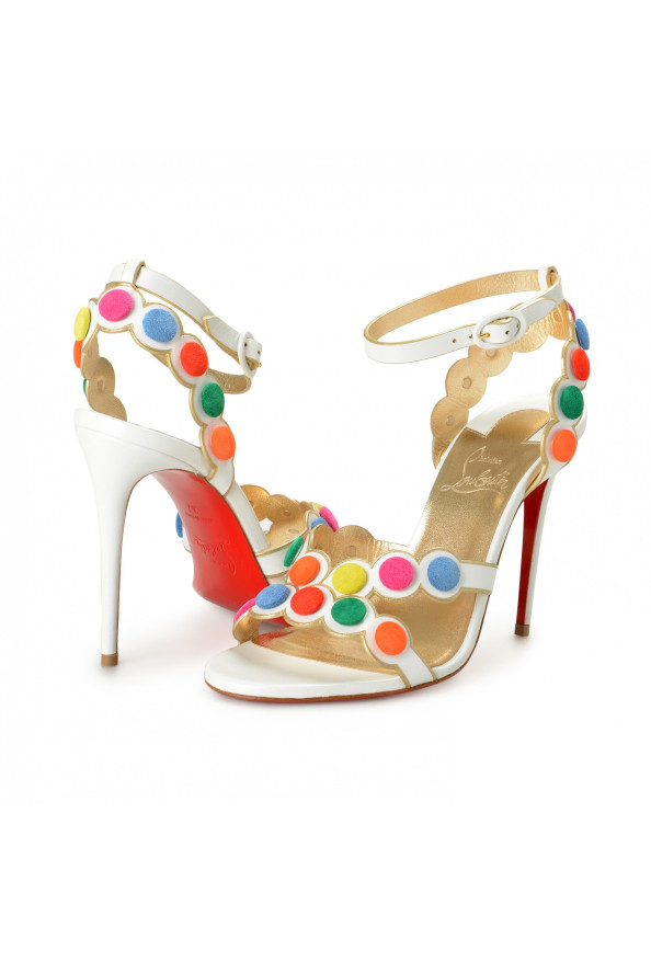 Christian Louboutin Women's "SMARTISSIMA" Leather High Heel Sandals Shoes: Picture 8