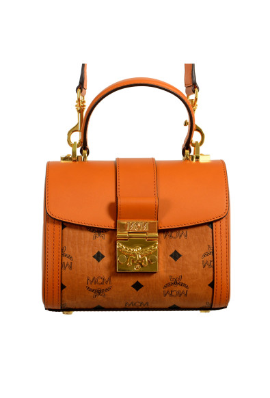 MCM Women's MWEBSXT02 CO01 Brown MCM Print Leather Crossbody Bag: Picture 2