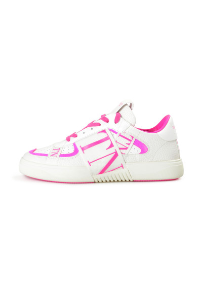 Valentino Women's "VL7N" Pink Sneaker Shoes In Banded Calfskin Leather: Picture 2
