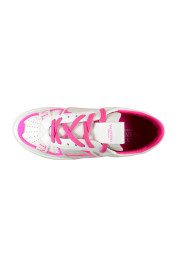 Valentino Women's "VL7N" Pink Sneaker Shoes In Banded Calfskin Leather: Picture 7