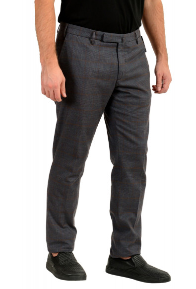 Incotex Slowear Men's Slim Fit Multi-Color Plaid Flat Front Pants: Picture 2