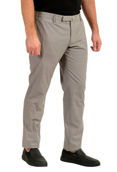 Incotex Slowear Men's Slim Fit Gray Flat Front Pants: Picture 2