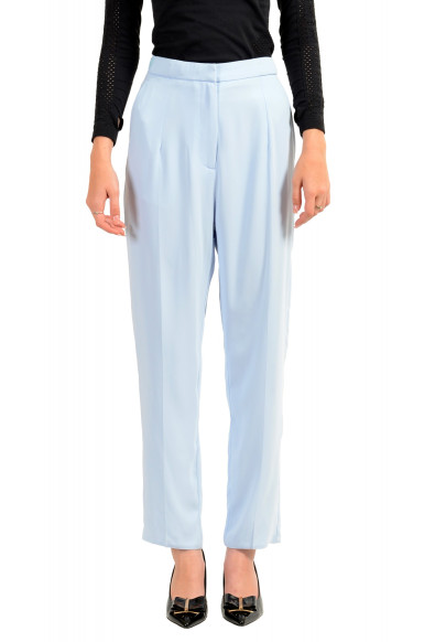 Maison Margiela MM6 Women's Light Blue Straight Leg Pants