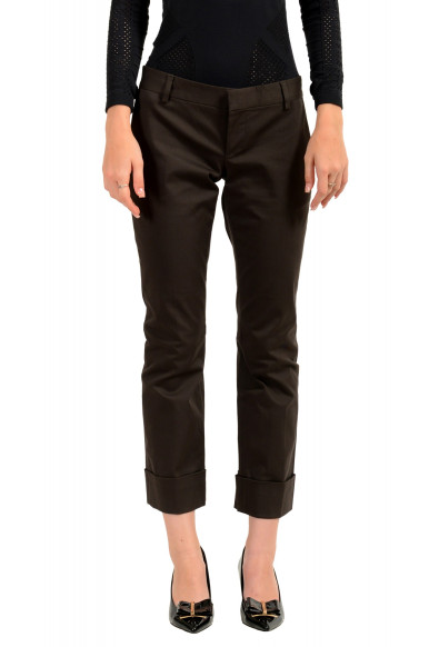 Dsquared2 Women's Dark Gray Cropped Pants