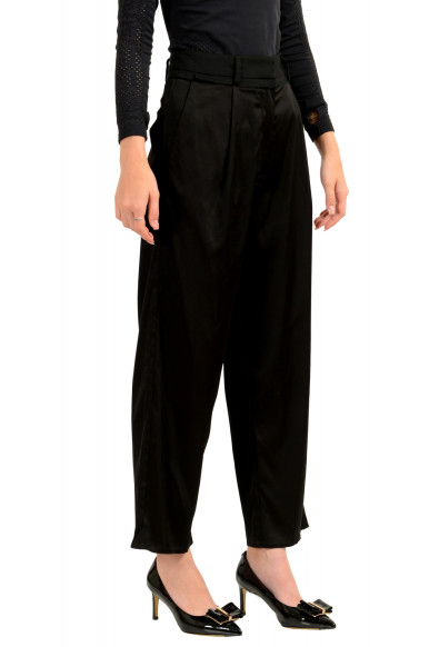 Maison Margiela MM6 Women's Black Straight Leg Cropped Pants : Picture 2