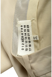 Maison Margiela MM6 Women's Gray 100% Wool Straight Leg Pants: Picture 4