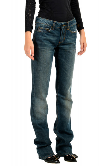 Just Cavalli Women's "Yellow Diamond" Regular Waist Flair Leg Jeans: Picture 2