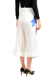 Dsquared2 Women's White Floral Print Cropped Pants : Picture 3