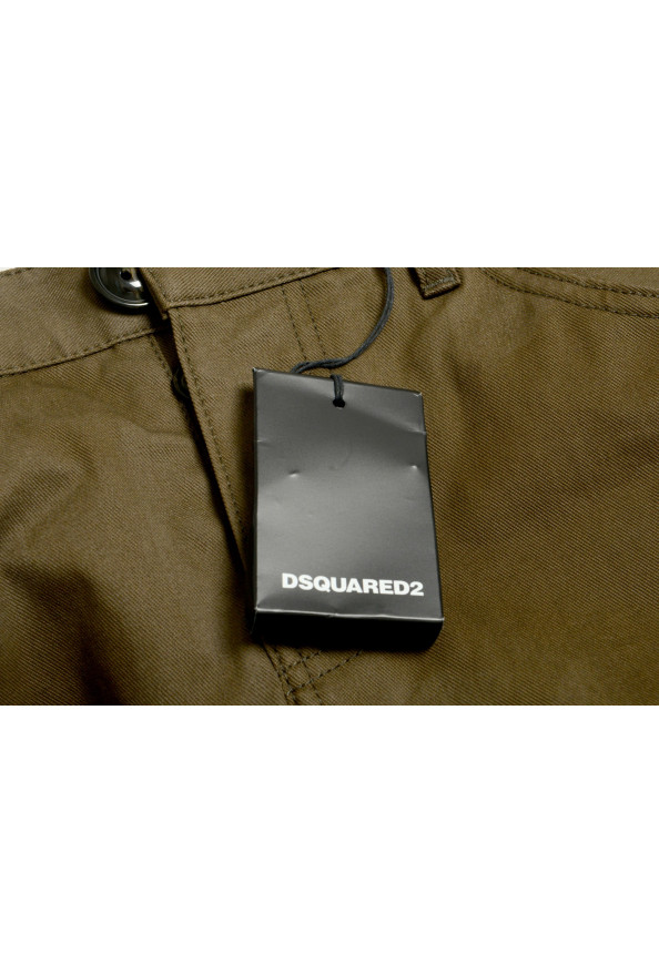 Dsquared2 Women's "ICON" Olive Green Cropped Pants: Picture 5