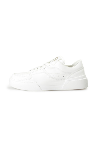 Dolce 
Gabbana Women's White "New Roma" Leather Sneakers Shoes: Picture 2