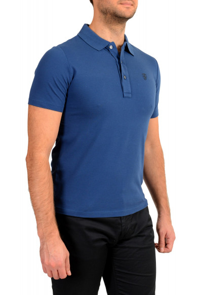 Scuderia Ferrari Men's "Piquet Detail" Blue Short Sleeve Polo Shirt : Picture 2