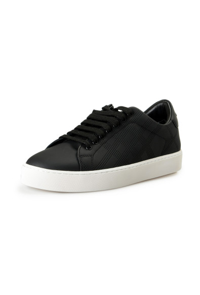 Burberry Women's "WESTFORD" Black Leather Low Top Sneakers Shoes