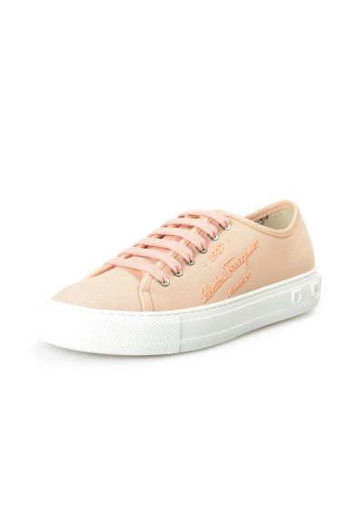 Salvatore Ferragamo Women's "Mediterr ECO" Pink Sneakers Shoes