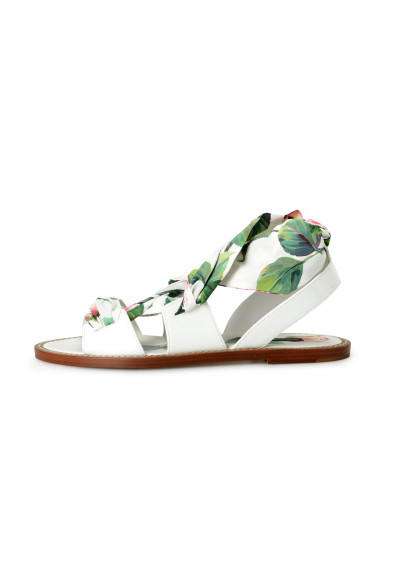 Dolce 
Gabbana Women's Floral Print Ankle Wrap Sandals Shoes: Picture 2