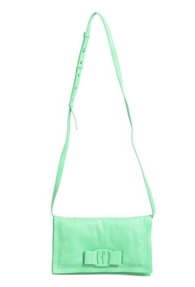 Salvatore Ferragamo Women's 100% Leather Crossbody Shoulder Bag Clutch Wallet