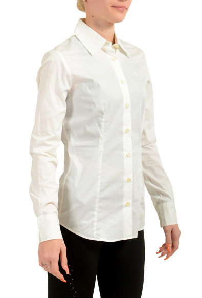 Scuderia Ferrari Women's White Button Down Long Sleeve Shirt: Picture 2