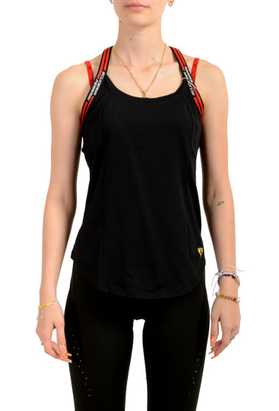 Scuderia Ferrari Women's Black Logo Stretch Tank Top
