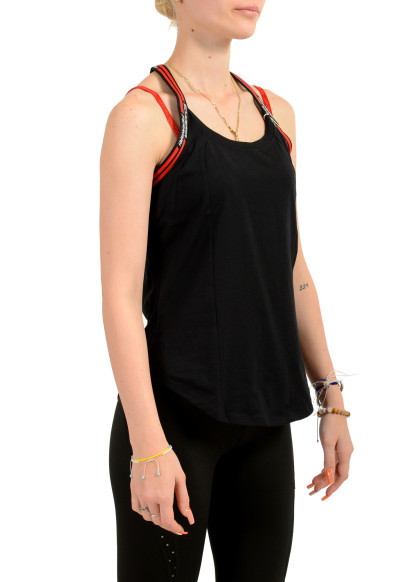 Scuderia Ferrari Women's Black Logo Stretch Tank Top: Picture 2