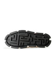 Versace Men's Black Leather Platform Boots Sneakers Shoes: Picture 6