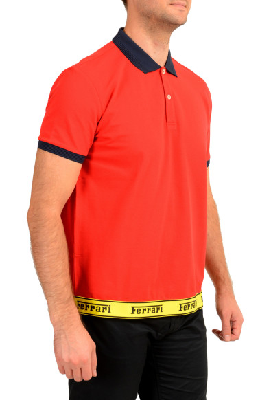 Scuderia Ferrari Men's Piquet Ferrari Tape Short Sleeve Polo Shirt: Picture 2