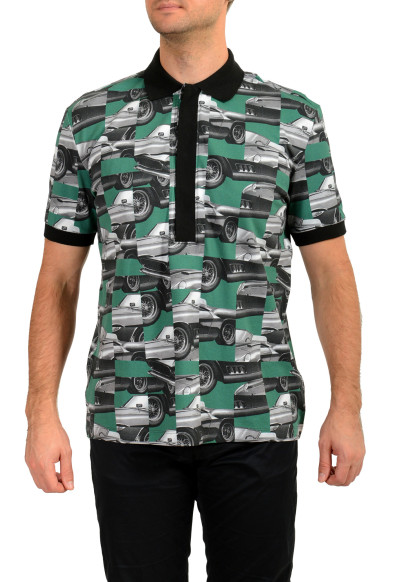 Scuderia Ferrari Men's "Cotton Blend" Printed Short Sleeve Polo Shirt