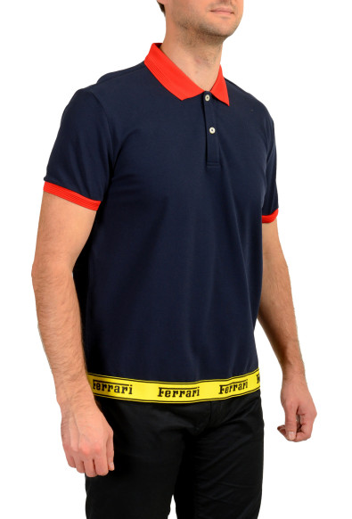 Scuderia Ferrari Men's Piquet Ferrari Tape Short Sleeve Polo Shirt: Picture 2