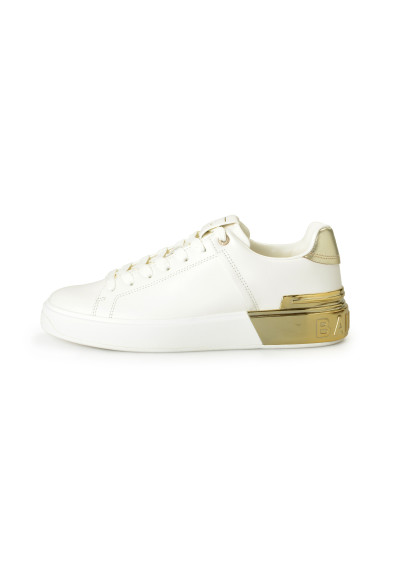 Balmain Women's "B COURT" Leather Athletic Sneakers Shoes: Picture 2