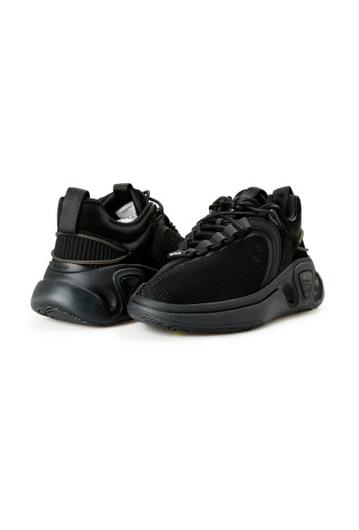 Balmain Men's "B-Runner" Canvas 
Leather Athletic Sneakers Shoes