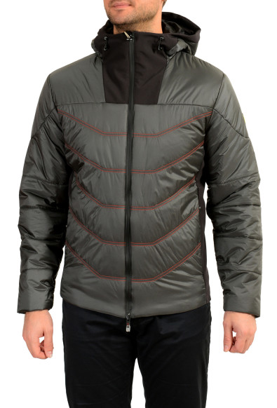 Scuderia Ferrari Men's Full Zip Insulated Hooded Parka Jacket