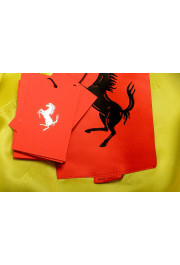 Scuderia Ferrari Women's Gray Leather Blouson Button Down Jacket: Picture 6