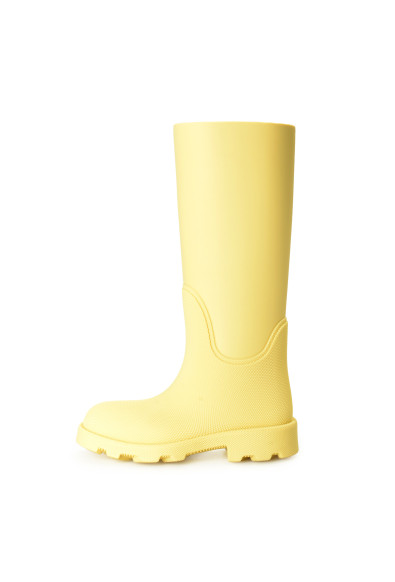 Burberry Women's "Marsh High" Cream Rubber Rain Boots Shoes: Picture 2
