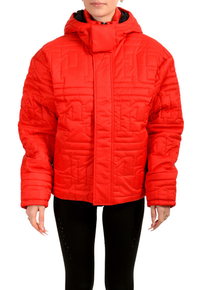 Scuderia Ferrari Fluid Red Parka Jacket With Detachable Hood
