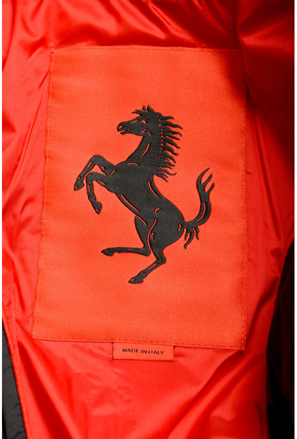 Scuderia Ferrari Fluid Red Parka Jacket With Detachable Hood: Picture 5