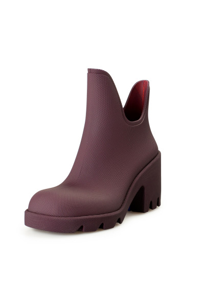 Burberry Women's "Marsh Heel" Heeled Rain Booties Boots Shoes 
