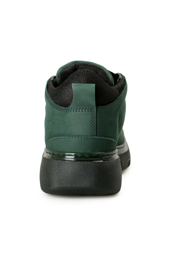 Burberry Men's "Trek Boot" Vine Green Leather Hiking Boots Shoes : Picture 3